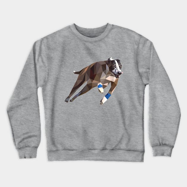 Speedy Greyhound Crewneck Sweatshirt by kazoosolo